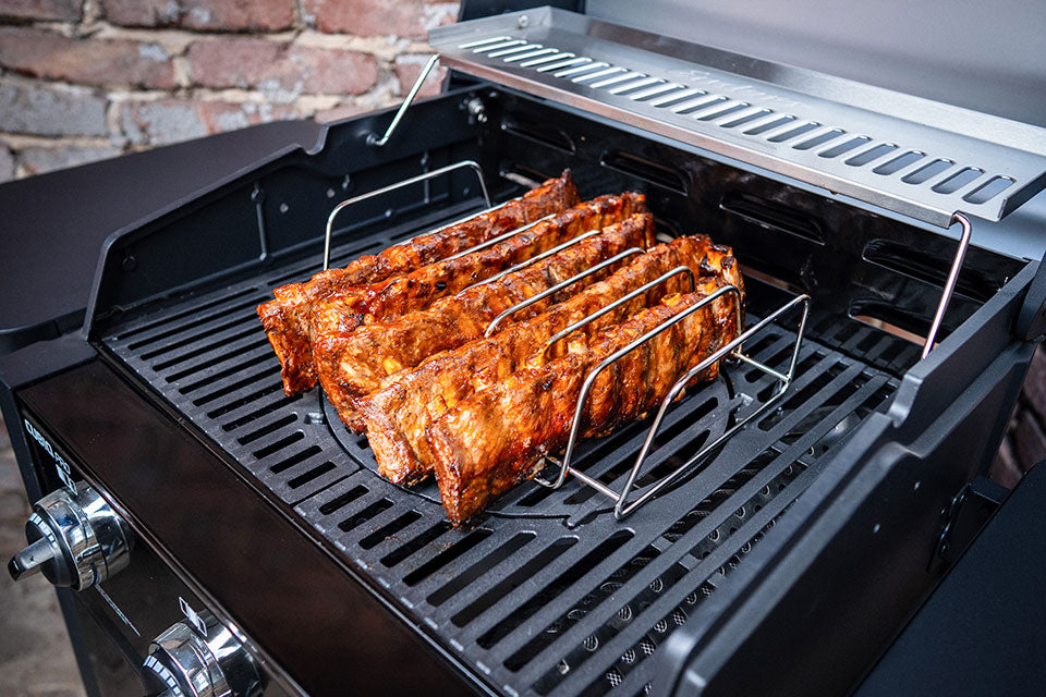 Supporto per costine e arrosti in acciaio inox Enders