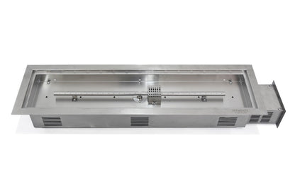 Elementi l'arte dell'installazione del fuoco - bruciatore a gas rettangolare