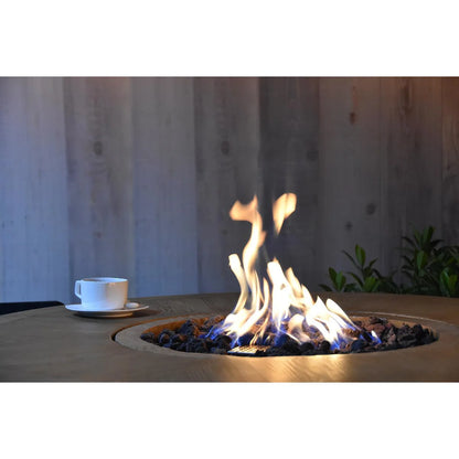 Tavolo da fuoco in stile botte di legno Toscana